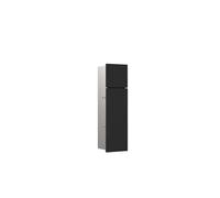 emco asis pure module WC, montage encastré, charnière de porte à gauche, façade en verre en deux parties, 600x170mm, 975528502, Couleur: Noir Mat