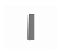 Emco Asis Pure WC module encastré 975551501 170x730mm, charnière à droite, gris diamant