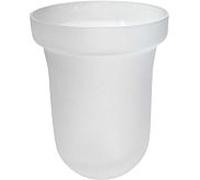 Emco Barolo partie en verre 221500090 verre de cristal satiné, pour WC - garniture de toilette
