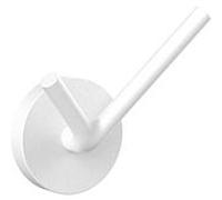Emco Crochet double rond pour serviette 437513901 40mm, blanc