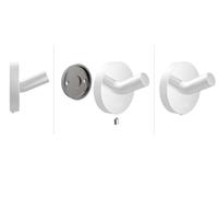 Emco Crochet rond, 40 mm, 4375, couleur : blanc
