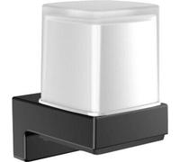 emco cue distributeur de savon à capteur, satiné, noir, avec batterie rechargeable, 322113301