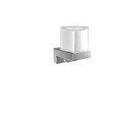 emco cue distributeur de savon liquide chrome, gobelet à béqu'ille en verre cristal, 322100100