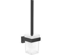 emco cue Garniture de brosse, verre cristal satiné, modèle mural, noir, 321513300