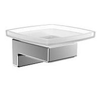 Emco Porte-savon Cue 323000100 chromé , verre cristal satiné
