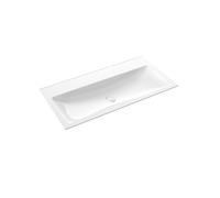 emco evo 1000 lavabo, 1011x522mm, sans trop-plein, pour meuble bas evo 1000, 957711432, Exécution: 2 trous de robinet