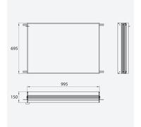 Emco Evo Cadre d'encastrement, 939700003,