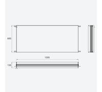 Emco Evo Cadre d'encastrement, 939700006,