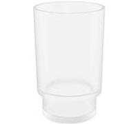 Emco Fino pièce en verre de rechange 841500090 verre cristal dépoli, pour jeu de brosses WC