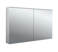 emco flat 2 Armoire à glace lumineuse LED avec panneau lumineux, 2 portes, 1200x711x113mm, 979706405