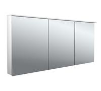 emco flat 2 Armoire de toilette avec éclairage LED avec éclairage à poser, 3 portes, 1600x711x113mm, 979706407