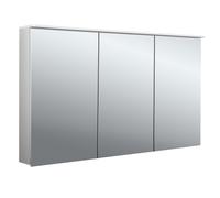 emco flat 2 Armoire de toilette avec éclairage LED avec panneau lumineux, 3 portes, 1300x711x145mm, 979706409