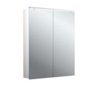 emco flat 2 classic Armoire de toilette avec éclairage LED avec éclairage à poser, 2 portes, 600x711x113mm, 979706502