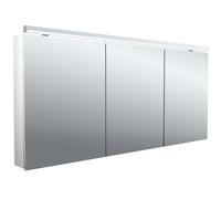 emco flat 2 classic Armoire de toilette avec éclairage LED avec éclairage à poser, 3 portes, 1600x711x113mm, 979706507
