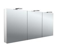 emco flat 2 style Armoire de toilette avec éclairage LED avec panneau lumineux, 3 portes, 1600x711x113mm, 979706307