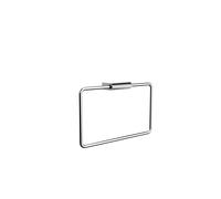 emco flow anneau porte-serviettes, mobile, chromé, 275500100