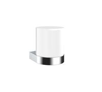 emco flow Distributeur de savon à capteur, verre cristal satiné, 272100102, Couleur: chrome