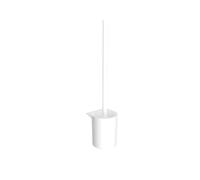emco flow Ensemble brosse de toilette, tête de brosse et poignée blanches, 271513900