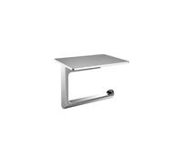 emco flow porte-papier avec tablette universelle, chromé, 279800100