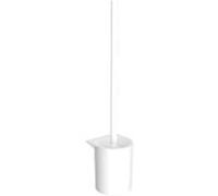 Emco Flow set de brosse de toilette 271513900 plastique blanc, modèle mural, manche de brosse blanc