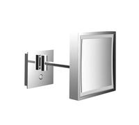 emco LED miroir de rasage et de maqu'illage, à un bras, branchement direct, rectangulaire, 109406011, Couleur: chrome
