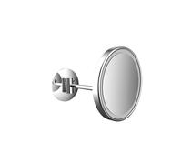 emco LED miroir de rasage et de maqu'illage, à un bras, branchement direct, rond, 109406007, Couleur: chrome