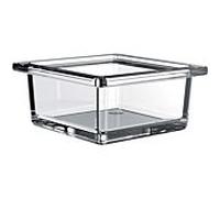 Emco Liaison bol en verre pour rail 186600000 verre, carré, 97,5x48x97,5mm