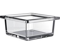 emco liaison Cuvette carrée en verre pour garde-corps, verre cristal clair, plat, 186600000