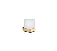 emco loft Distributeur de savon à capteur, verre cristal satiné, 052100705, Couleur: Or poli