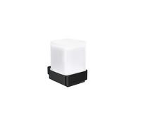 emco loft Distributeur de savon à capteur, verre cristal satiné, 052113305, Couleur: Noir