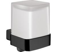 emco loft Distributeur de savon liquide, modèle mural, avec gobelet à tulipe, verre cristal satiné, 052113303
