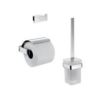 emco loft kit WC, Porte-Papier avec Couvercle, chromé, 059800100