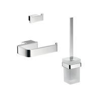 emco loft kit WC, porte-papier sans couvercle, chromé, 059800102