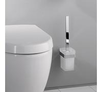 Emco Loft 051500100 Porte-balai de WC, cristal santiné, type mural