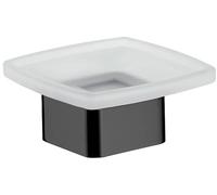 Emco Loft Porte-Savon en Verre satiné Noir