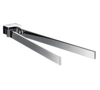 emco loft porte-serviettes, 2 bras, pivotant, 337mm, 055000131, Couleur: chrome