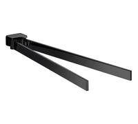 emco loft porte-serviettes, 2 bras, pivotant, 437mm, 055013341, Couleur: Noir