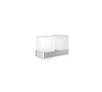 emco loft Porte-verre et distributeur de savon liquide, 053101601, Couleur: acier inoxydable