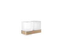 emco loft Porte-verre et distributeur de savon liquide, 053101701, Couleur: bronze brossé