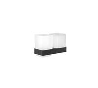 emco loft Porte-verre et distributeur de savon liquide, 053113301, Couleur: Noir