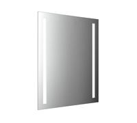 emco MI 270 Miroirs lumineux LED avec 2 découpes lumineuses à gauche et à droite, avec fonction mémoire, avec éclairage du plan de lavabo, hauteur 800mm, 449827003, Exécution: largeur : 600mm
