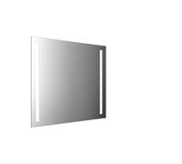 emco MI 270 Miroirs lumineux LED avec 2 découpes lumineuses à gauche et à droite, avec fonction mémoire, avec film chauffant, hauteur 800mm, 449827006, Exécution: largeur : 850mm