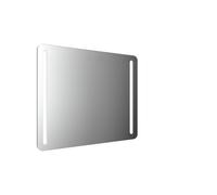 emco MI 270 Miroirs lumineux Miroirs lumineux MI avec coins arrondis et 2 bandes lumineuses à gauche et à droite, avec éclairage du lavabo, avec feuille chauffante, hauteur 800mm, 449829012, Exécution