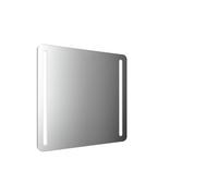 emco MI 270 Miroirs lumineux Miroirs lumineux MI avec coins arrondis et 2 bandes lumineuses à gauche et à droite, avec éclairage du lavabo, avec feuille chauffante, hauteur 800mm, 449829008, Exécution