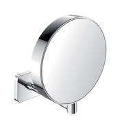 emco Miroir à raser et Miroir de soins de beauté réfléchissant des deux côtés, grossissement 3x et 7x, rond, non éclairé, 109500114