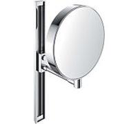 Emco Miroir de rasage et maquillage 109500115 – à double face 3x/7x rond, bras flexible, non éclairé