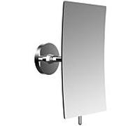 Emco Miroir mural adhésif rond 109400137 132x208mm, carré, 3 fois, chromé