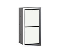 emco module asis module 150 WC module papier modèle encastré, 972527821, Couleur: chrome/opti-blanc