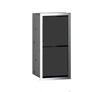 emco module asis module 150 WC module papier modèle encastré, 972527921, Couleur: chrome/noir