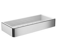 Emco Bad Panier éponge Loft – montage mural encastré, insert plastique amovible – Chrome 054500102